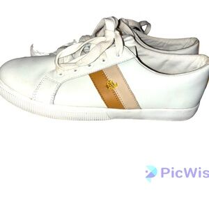 Lauren by Ralph Lauren Janson leather sneakers